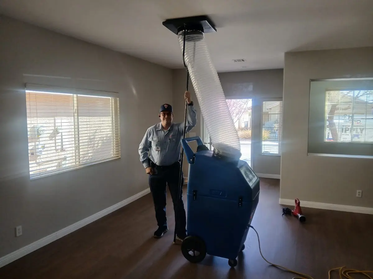 Professional Dryer Vent Cleaning work inside a Fairmount home